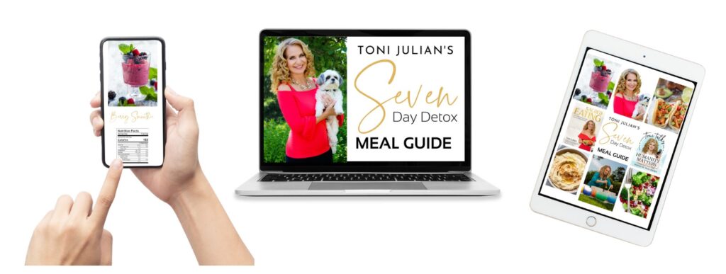 Toni's 7 Day Detox Guide Across Screens