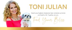 Toni Julian Find Your Bliss homepage header